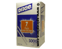  Dixie 7 inch Plastic Stir-Straws 