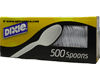  Dixie White Plastic Party Spoons 