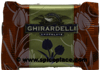 Ghirardelli Milk Chocolate Square with Caramel Almonds