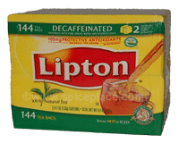  Lipton Decaffeinated Tea Bags, 144 Count 