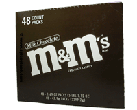  M&M's Brand Chocolate Candies, Carton of 48 