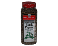  McCormick Black Pepper, Coarse Grind 16oz 453g 