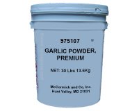  McCormick Garlic Powder, Premium 30 lbs 13.61kg 