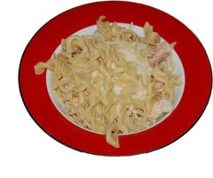 Old Bay Chicken And Noodles Recipe Picture of Old Bay Chicken and Egg Noodles