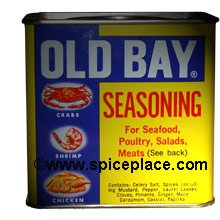 Picture of Old Bay Seasoning in Original Steel Can