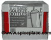  12 Oz Red Plastic Squeeze Bottles 