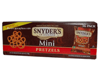  Snyders Mini Pretzel Packs 36ct 