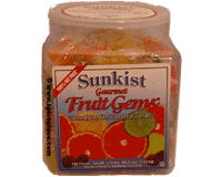  Sunkist Gourmet Fruit Gems 