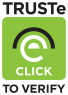 TRUSTe click to verify privacy