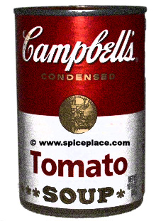 Can of Campbells Tomato Soup Campbell's Condensed Tomato Soup
