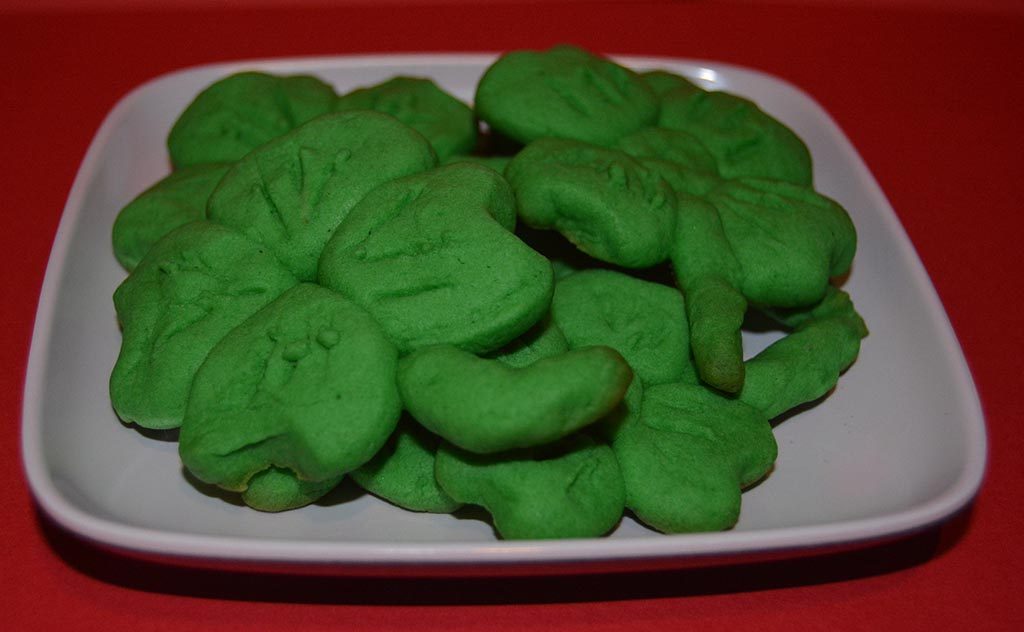 Saint Patrick's Day Peppermint Patty Cookies