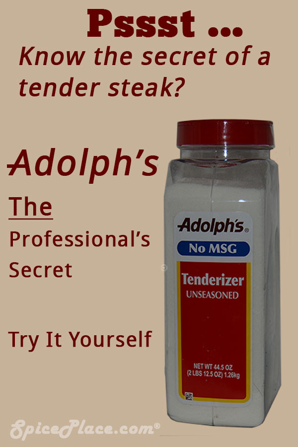 Adolph's Tenderizer 44.5oz (2.77lbs) 1.26kg 15.02USD Spice Place
