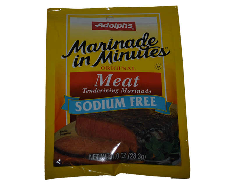 Adolph's Marinade in Minutes Sodium Free 6 x 1oz (28.3g) 12.27USD