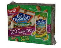  Blue Diamond Almonds 32 x 0.625oz 18g Bags 