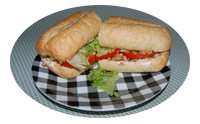 Serving of Buffalo Chicken Sub