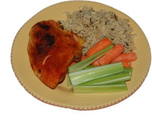 Picture of Buffalo Chicken Breasts ready to eat