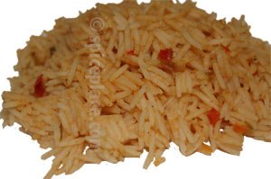 Serving of Lawry's Mexican Rice