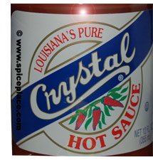 Closeup Picture of Crystal Hot Sauce Label