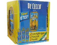  De Cecco Variety 6 Pack, 6lbs 2.72kg 