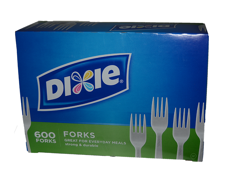 Dixie White Plastic Party Forks 500 count 22.26USD Spice Place
