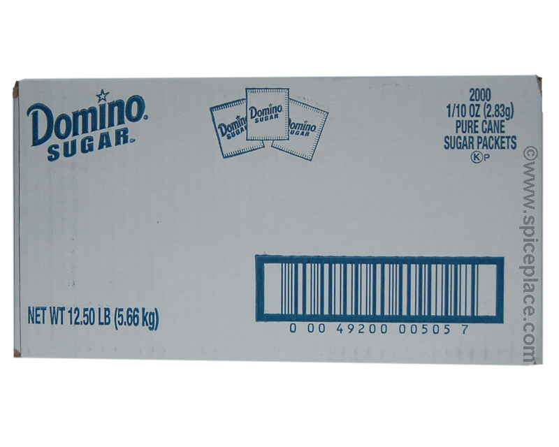 Domino Sugar 2000 Packets 12.5lbs 5.66kg 21.51USD Spice Place