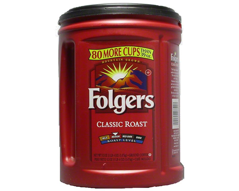 Folgers Coffee Chart