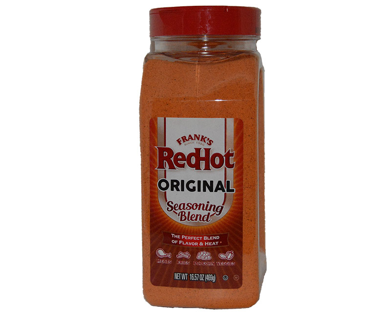 Frank's RedHot Original Seasoning, 21.2 oz - One 21.2 Ounce Container of  Hot Sauce Seasoning Blend of Savory Garlic and Spicy Cayenne Pepper,  Perfect