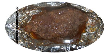 BBQ Chuck Roast in Foil