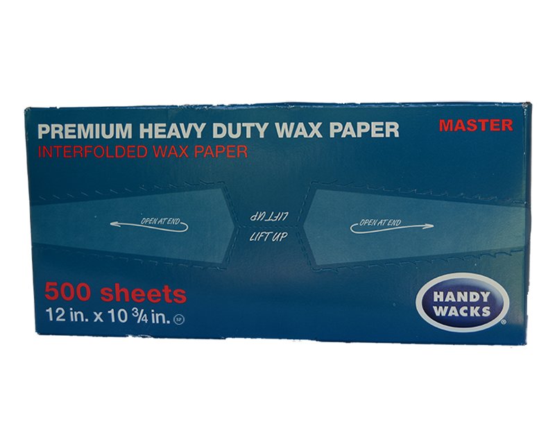 Handy Wacks Premium Heavy Duty Wax Paper Sheets 500ct $10.98USD - Spice  Place