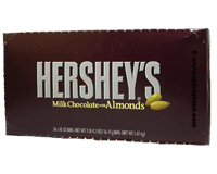  Hershey's Milk Chocolate with Almonds 