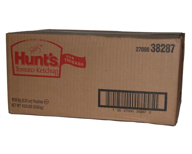 Hunts Ketchup Packets 1,000 count 0.32oz 9g Pouches 32.79USD Spice Place