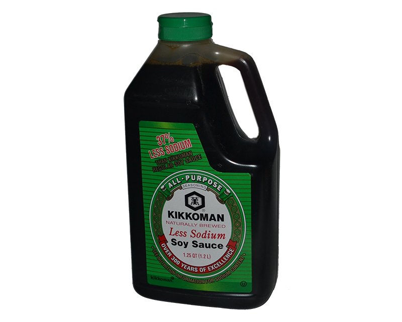 Kikkoman Less Sodium Soy Sauce 36oz 1.2L 10.71USD Spice Place