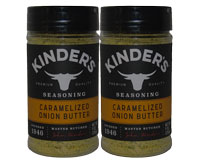  Kinders Caramelized Onion Butter Seasoning 2 x 9oz 255g 