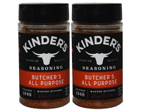  Kinder's Butcher's All Purpose Seasoning 2 x 9.4oz 266g 