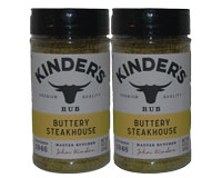 Kinders Buttery Steakhouse Seasoning 2 x 9.5oz 269g 
