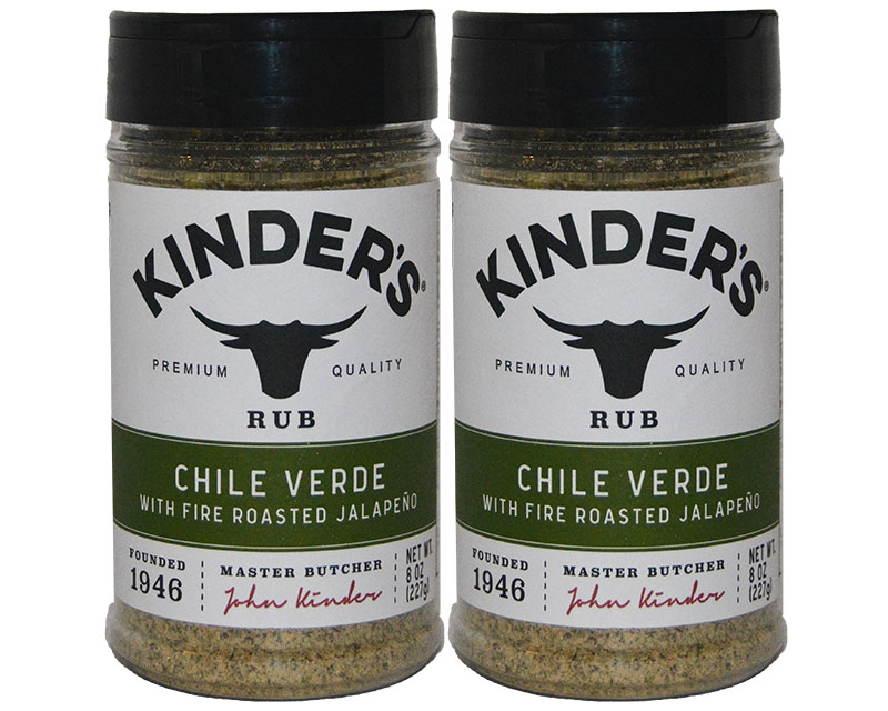 Kinder's Chile Verde Rub 2 x 8oz 227g 18.98USD Spice Place