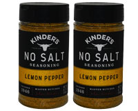  Kinder's Lemon Pepper No Salt Seasoning.php 2 x 8.7oz 246g 