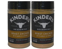  Kinder's Roast Chicken Seasoning 2 x 8.75oz 248g 