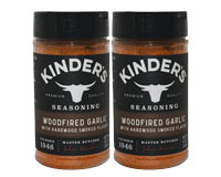  Kinder's Woodfired Garlic Seasoning 2 x 9.5oz 269g 