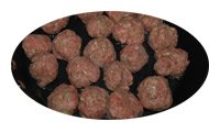 Lamb Meatballs ready to cook
