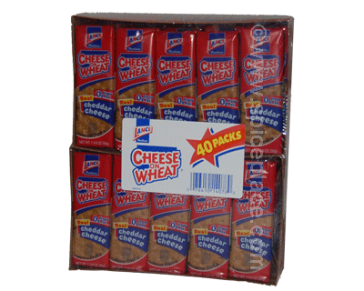 cheese wheat lance crackers