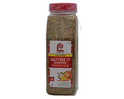 Lawry`s Salt-Free 17 Seasoning, 20 Ounce -- 6 per case. 