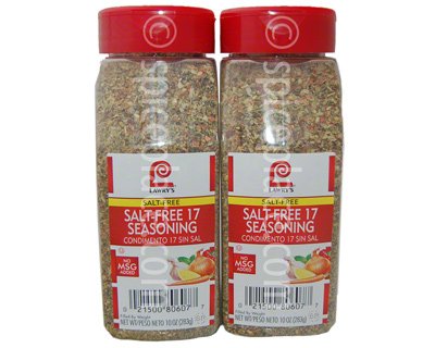 Lawry's Salt Free 17 Seasoning 500 0.02oz (0.5g) Packets $78.73USD - Spice  Place