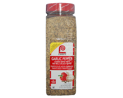 Lawry's, Garlic Pepper Coarse Grind with Parsley, 22 oz. (6 Count