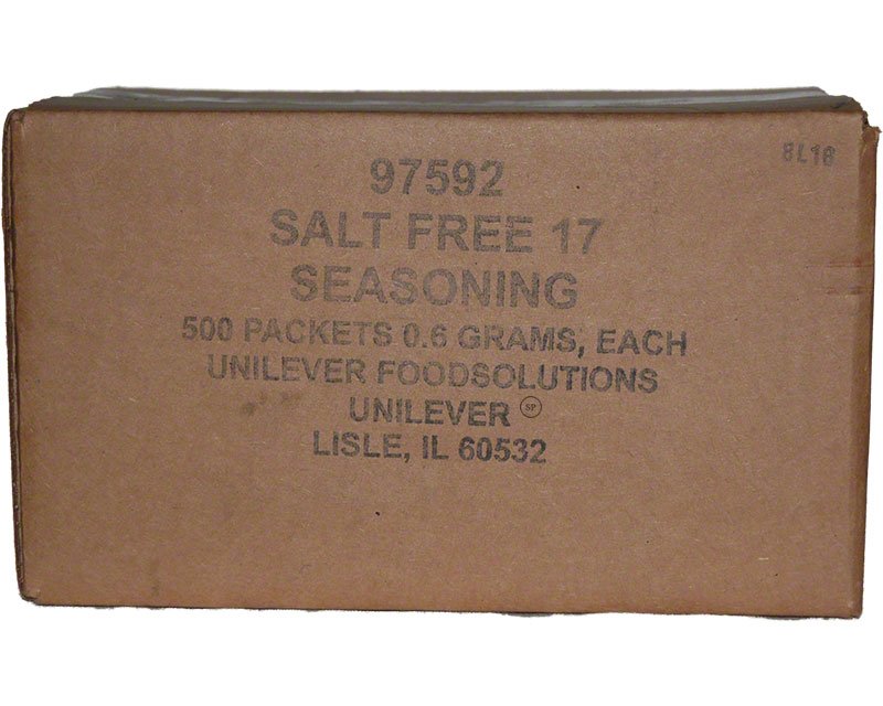 Lawry's Salt Free 17 Seasoning 500 0.02oz (0.5g) Packets $78.73USD - Spice  Place