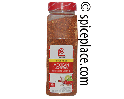 Lawry's Salt Free Mexican Seasoning 20.75oz 588g $33.27USD - Spice Place