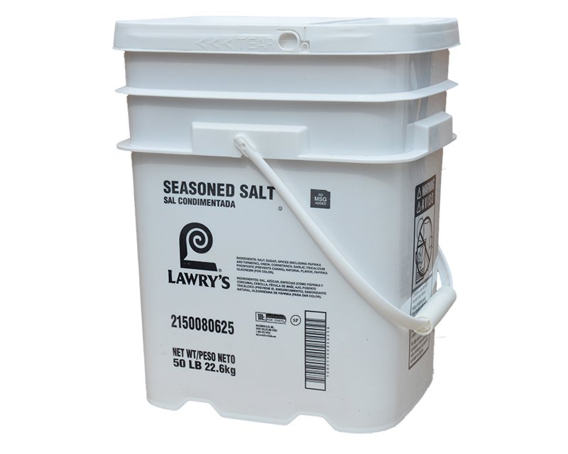Lawry's Seasoned Salt 50lbs 22.67kg $212.42USD - Spice Place