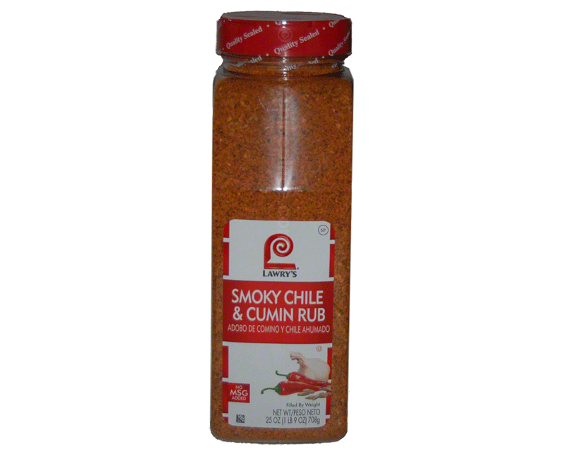 Lawry's Smoky Chile and Cumin Rub 25oz 708g 26.95USD Spice Place