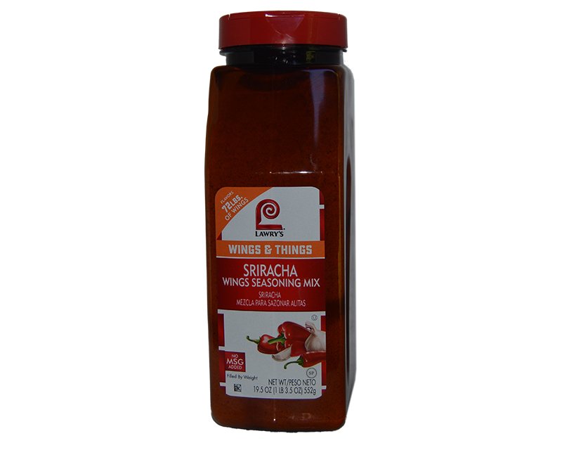 Lawry's Sriracha Wings Seasoning 19.5oz 552g 22.92USD Spice Place