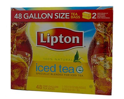 Lipton Gallon Size Tea Bags - Iced Tea Brew - 1 oz - 24 Count